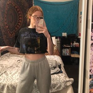 Purple rain crop top